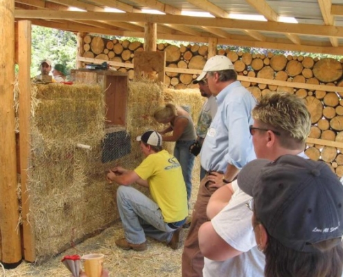 Straw Bale workshop