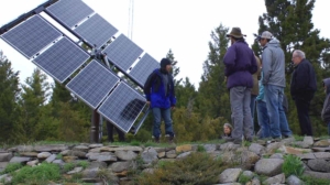 Chris with Solar Panel